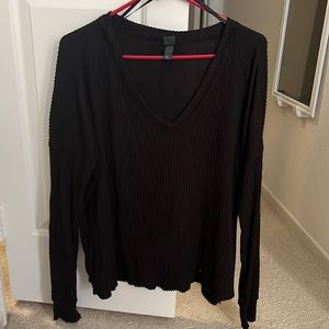Loose V-Neck Sweater